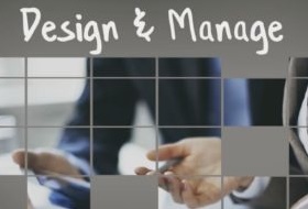 Text saying Design and Manage