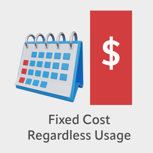 Fixed Cost Regardless of Usage