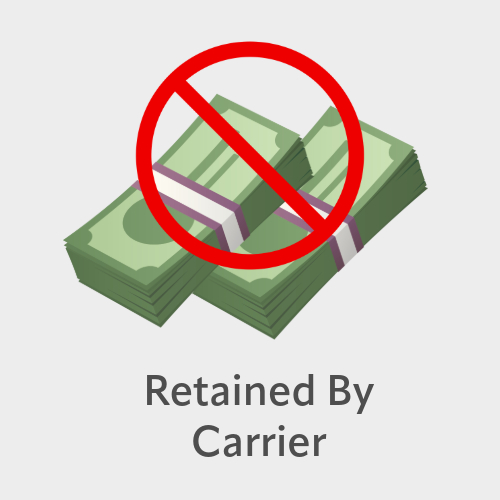 Retained by Carrier